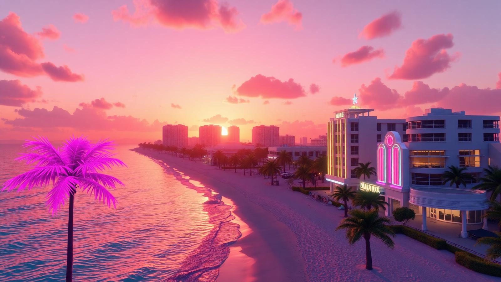 Vice City skyline